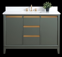 Vanity Art VA80 48" Single Sink Bathroom Vanity -Vintage Green