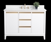 Vanity Art VA80 48" Single Sink Bathroom Vanity -White