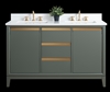 Vanity Art VA80 54" Double Sink Bathroom Vanity --Vintage Green