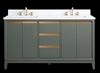 Vanity Art VA80 60" Double Sink Bathroom Vanity --Vintage Green