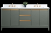 Vanity Art VA80 72" Double Sink Bathroom Vanity -Vintage Green