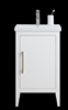 Vanity Art VA90 20" Single Sink Bathroom Vanity Cabinet with Ceramic Top